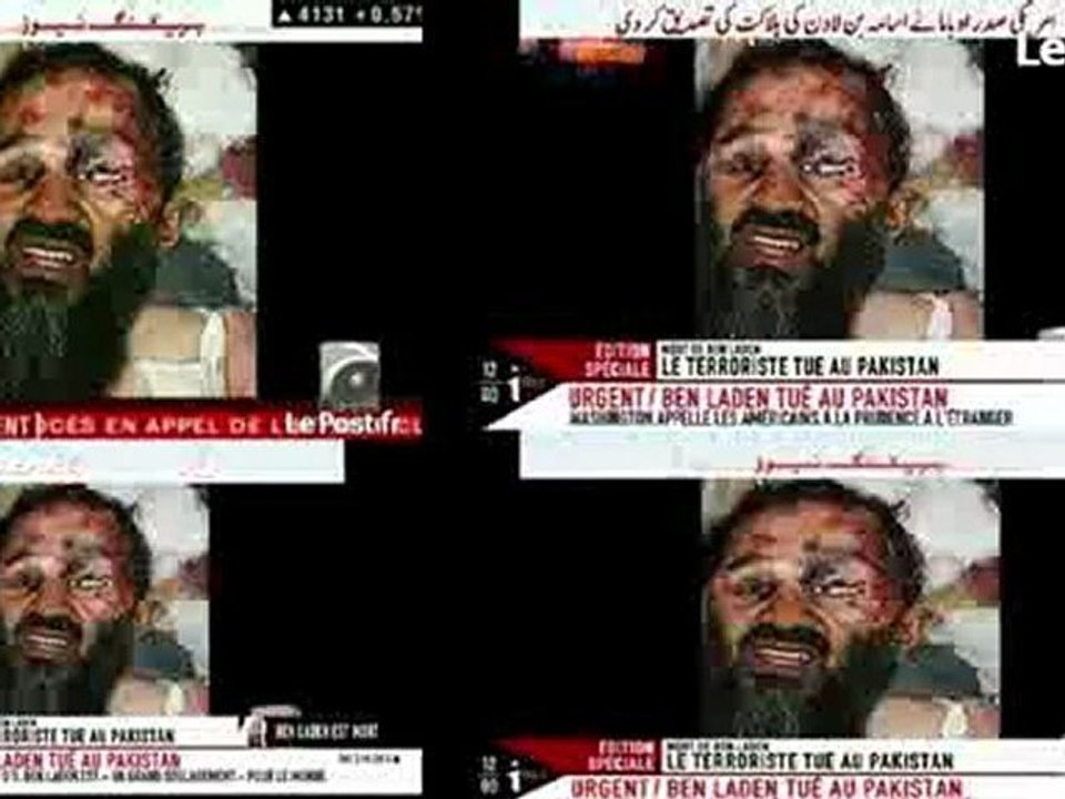 Photo truqué de Ben Laden mort  les médias (français) tombent dans le panneau