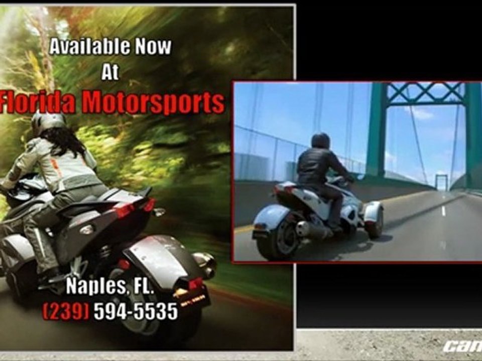 CanAm Spyder RS and RT. CanAm Dealer in Naples Florida.