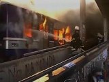 Angry Rail Passengers Torch Argentine Trains