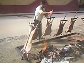 corderos a la estaca