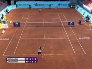Madrid - Radwanska fuori al secondo turno