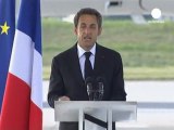 Sarkozy rende omaggio alle vittime della strage di...