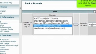Parking a domain in WHM by VodaHost.com web hosting