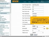 Creating Hosting Packages in WHM by VodaHost.com web hosting