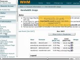 Limiting bandwidth usage in WHM by VodaHost.com web hosting