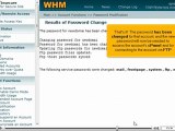 Changing an account password in WHM by VodaHost.com web hosting