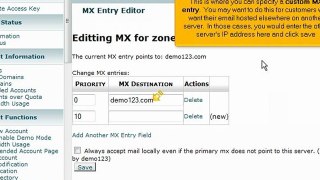 Managing MX entries in WHM by VodaHost.com web hosting