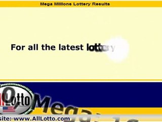 Mega Millions Lottery Drawing Results for May 3, 2011