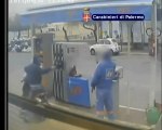 Palermo - Rapina al distributore di benzina di Bagheria
