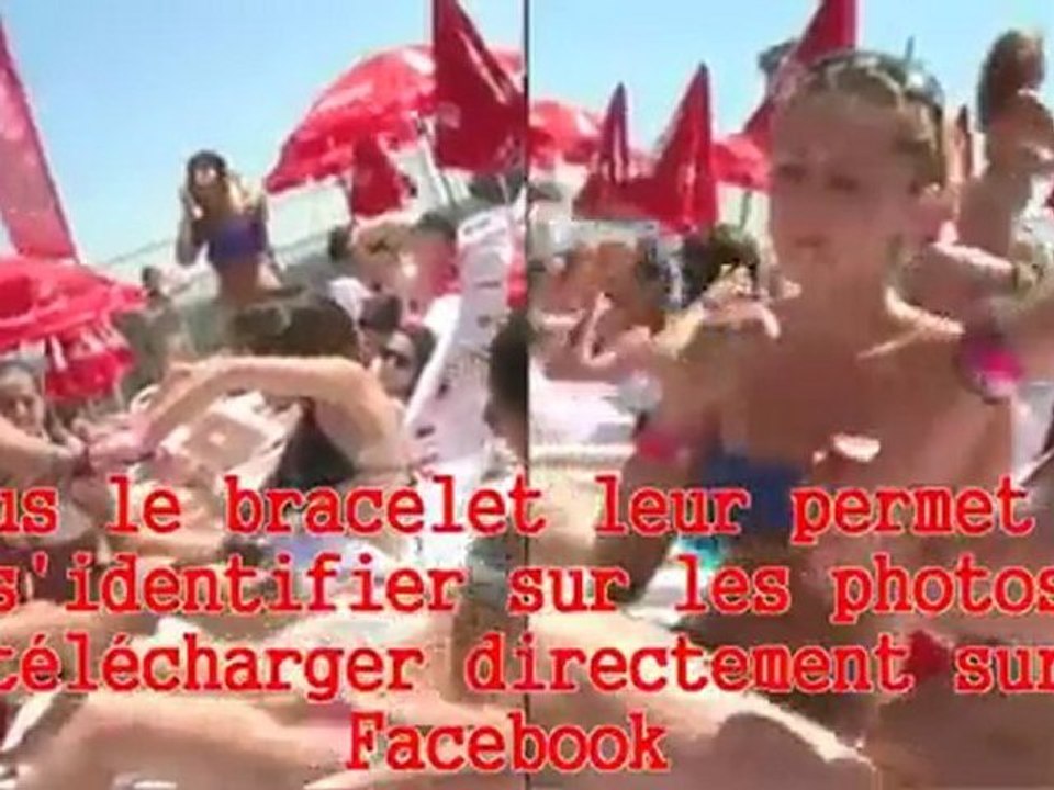 Un bracelet RFID connecté avec Facebook dans un camp Coca Cola en Israël