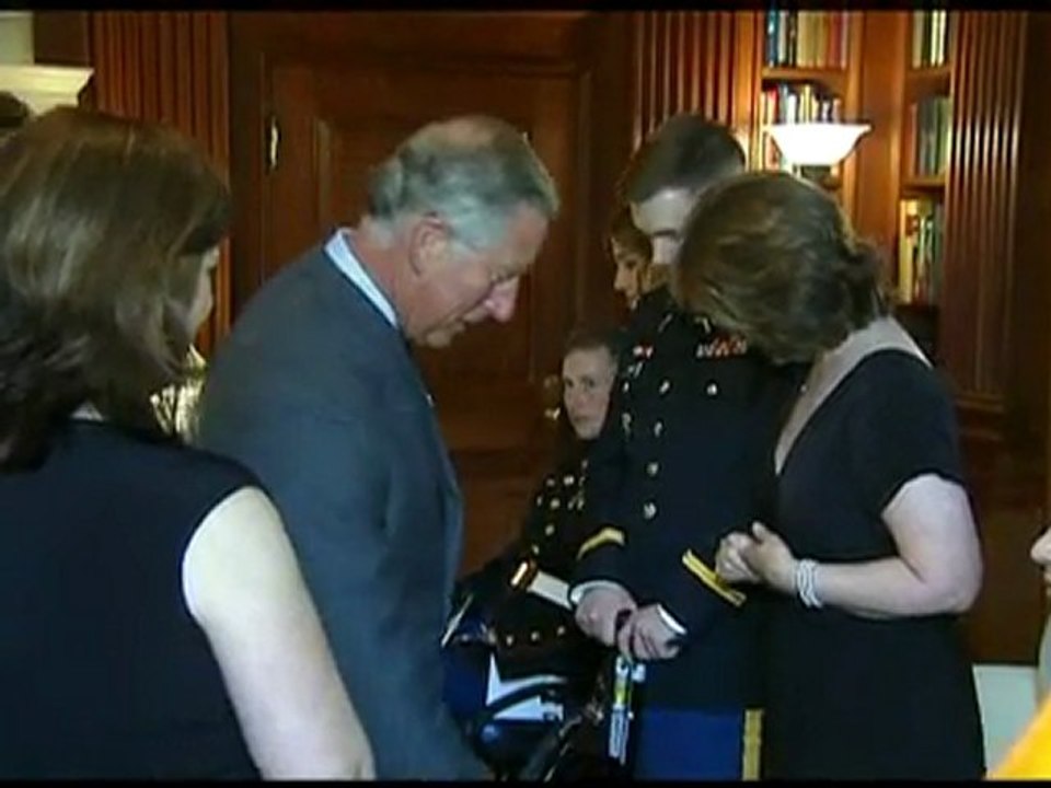 Charles meets US veterans
