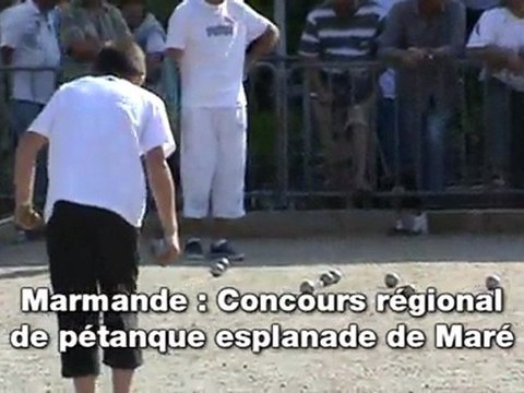 Marmande : Tournoi de pétanque