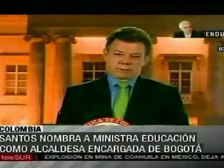 Colombia: Ministra Ocampo, asume como Alcaldesa de Bogotá
