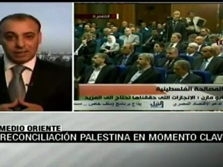 Palestinos esperan que realmente funcione acuerdo de unidad