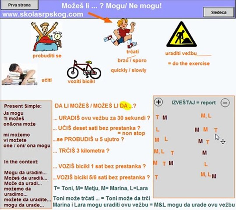Learn Serbian Irregular Verb Can in Present Tense