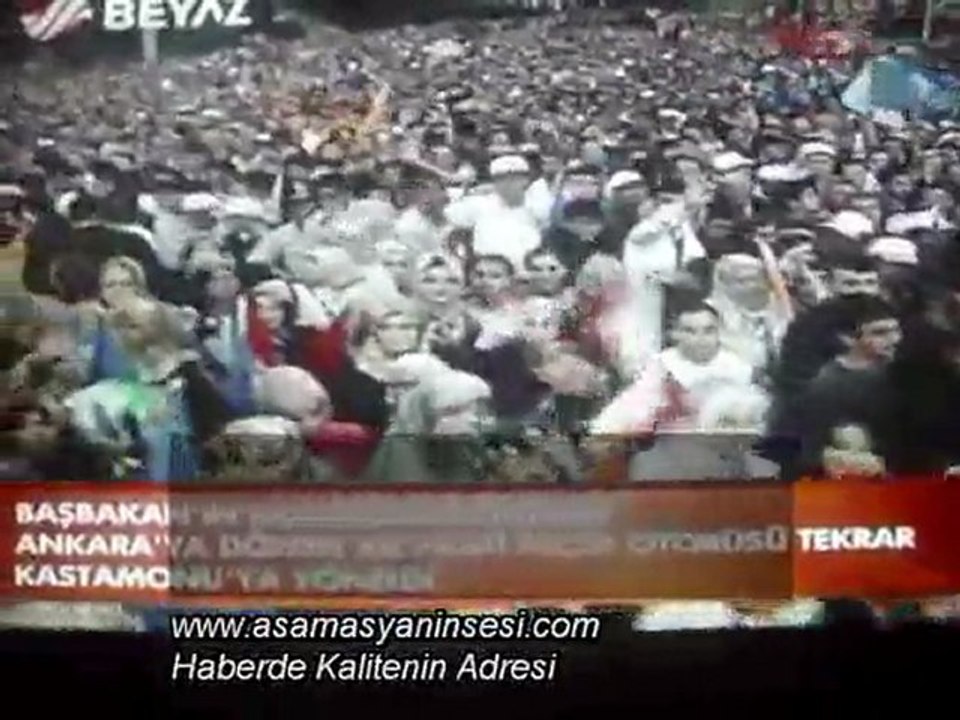 BAŞBAKAN ERDOĞAN AMASYA DA