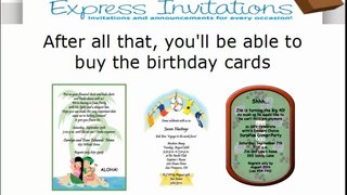 Party Invitations - Unique Party Cards for all Occasions