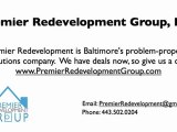 Rehab project in Baltimore City Maryland