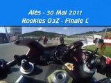 1° depart final a course des rookies ales 2009