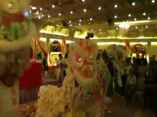 Human Mobile Stage 58K,2011 50th celebration Death of Master Chau Biu, Lion Dance Kung Fu