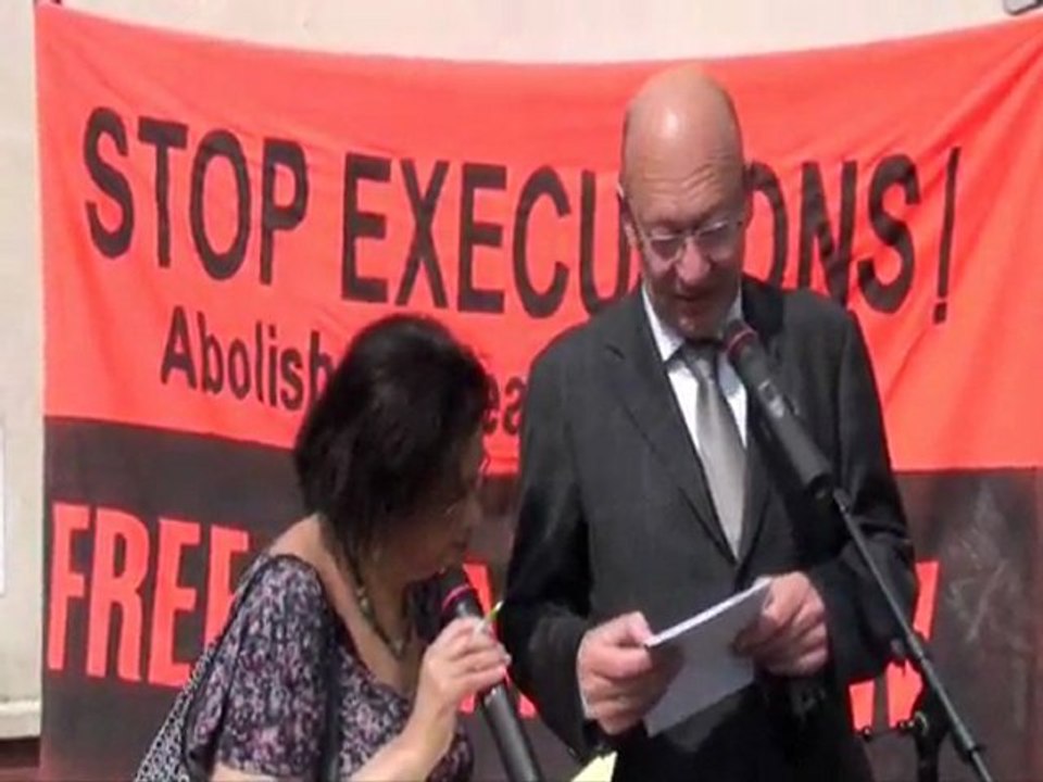 Cérémonie rue Mumia Abu Jamal, discours du maire Didier Paillard