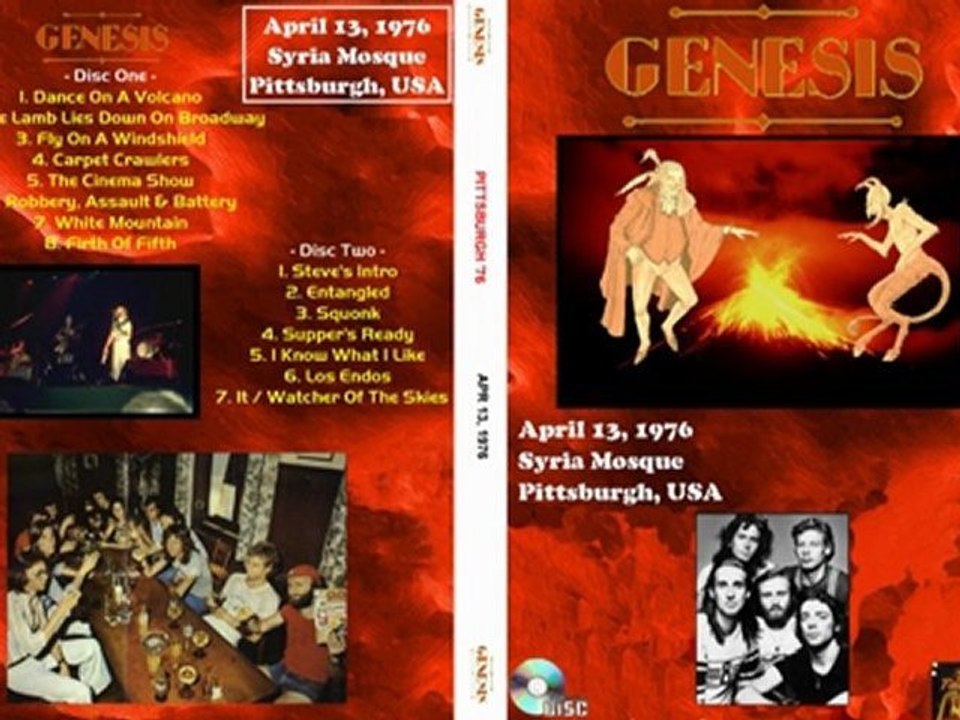 Genesis - It/Watcher Of The Skies - Live at the Syria Mosque 1976 2CD set