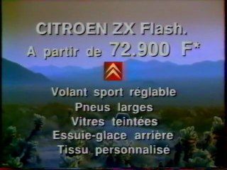 Publicité Citroën ZX Flash 1993