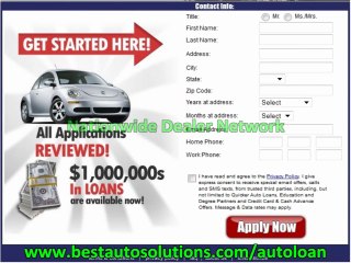 Bankruptcy Auto Loans