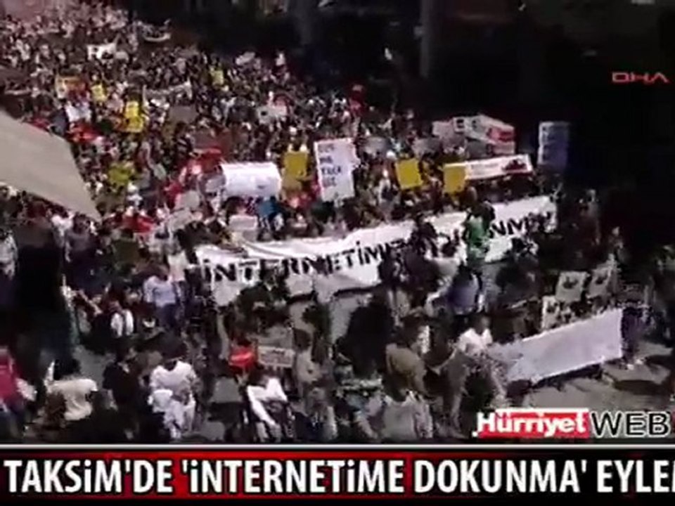 "İnternetime Dokunma!" Eylemi Taksim 15.05.2011