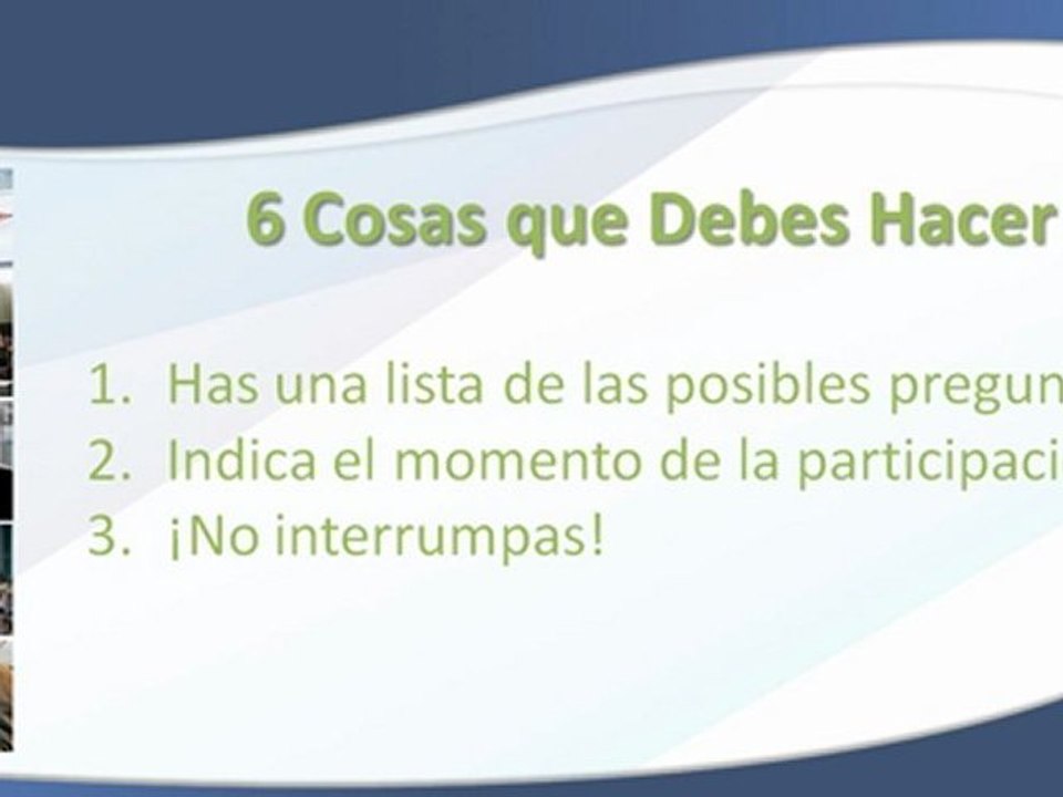 Las Preguntas - 6 Cosas que Debes Hacer al Hablar en Público
