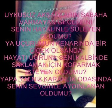 Onur türk seni benim kadar seven oldumu ? Damar Şiir