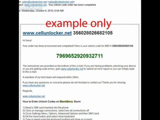 Unlock  9930 & 9900  Blackberry Bold touch sim  by code ...