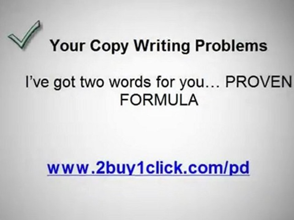 Sales Copywriting Proven - Presentation Domination