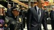 US President Barack Obama in silent tribute at Ground Zero