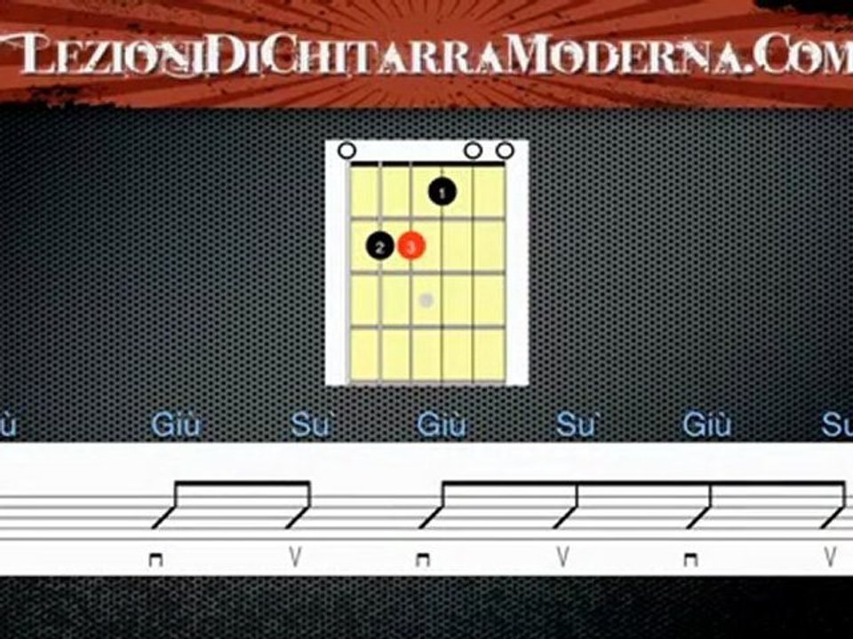 Ritmi Patterns Per Chitarra Semplici - Pattern 09