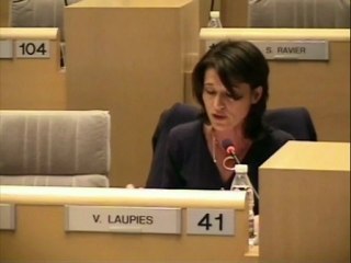 PACA 29/04/2011 : Valérie LAUPIES (FN) sur le projet CEDRE