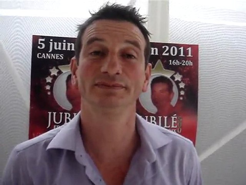 Franck Durix et son ami Grégoire le 5 juin à Coubertin pour un super jubilé...
