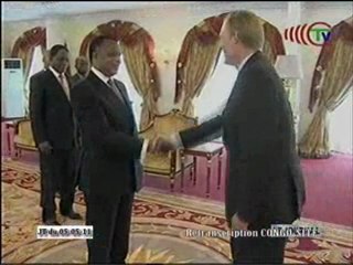 Présentation des lettres de créance au Chef de l'Etat