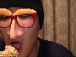 松屋の牛丼特盛りで飯動画110505その3