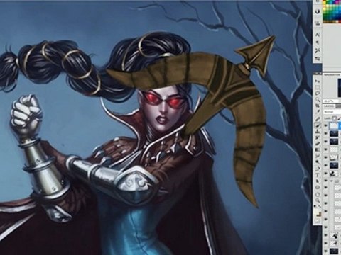 League of Legends Art Spotlight - Vayne, the Night Hunter