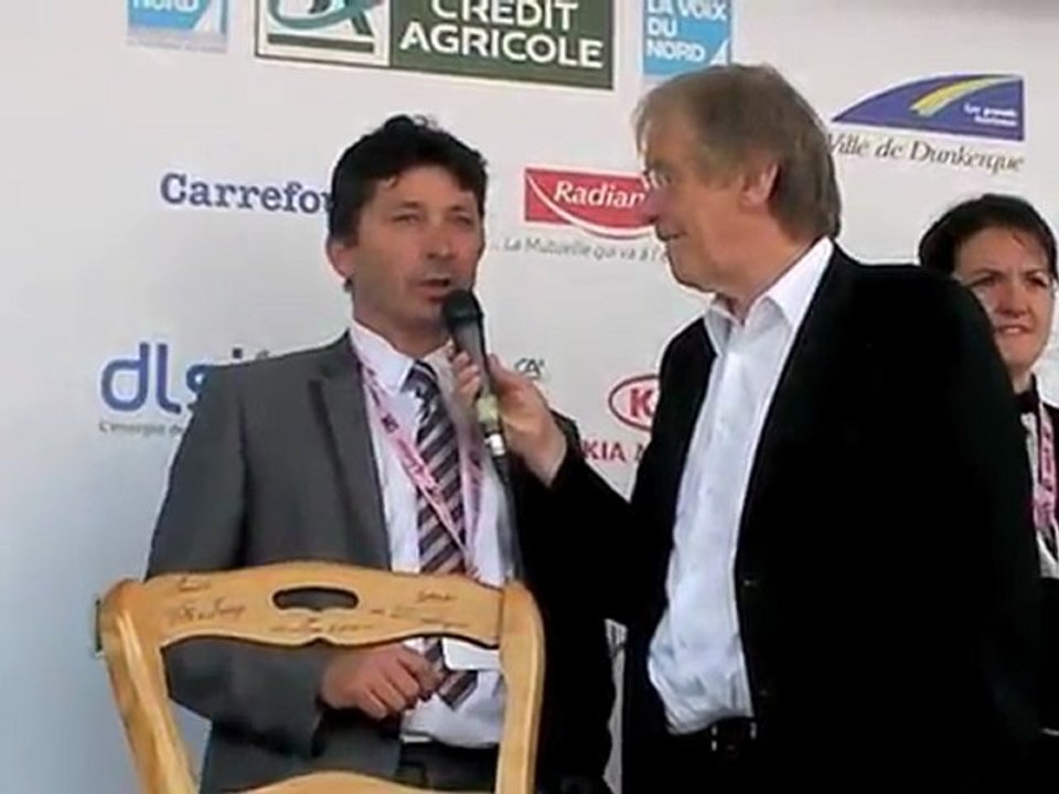 Quatre jours de Dunkerque dans le Cambrésis, arrivée de la 2e étape à Iwuy le 5 mai