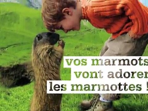 Vos marmots vont adorer les marmottes ! Spot pub France Montagnes