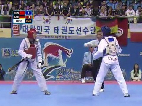 Li Zhaoyi - Sümeyye Manz (46kg semifinal WTF World Taekwondo Championships 2011)