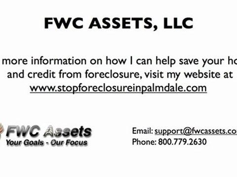 Stop Foreclosure in Palmdale California