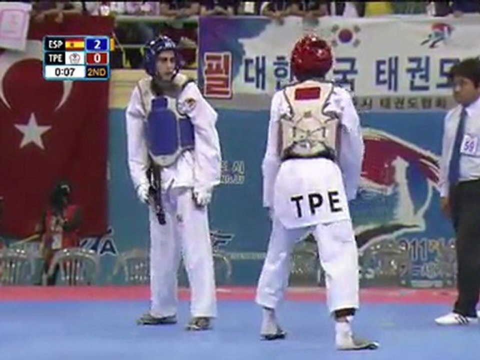 Gonzalez Joel - Wei Chan Yang (58kg semifinal World Taekwondo Championships 2011)