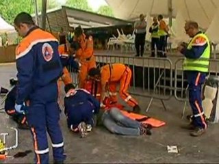 La Protection Civile s’exerce (Saint-Malo-du-Bois)