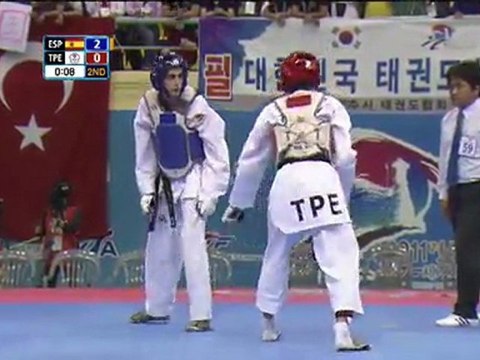 Gonzalez Joel - Wei Chan Yang (58kg semifinal World Taekwondo Championships 2011)