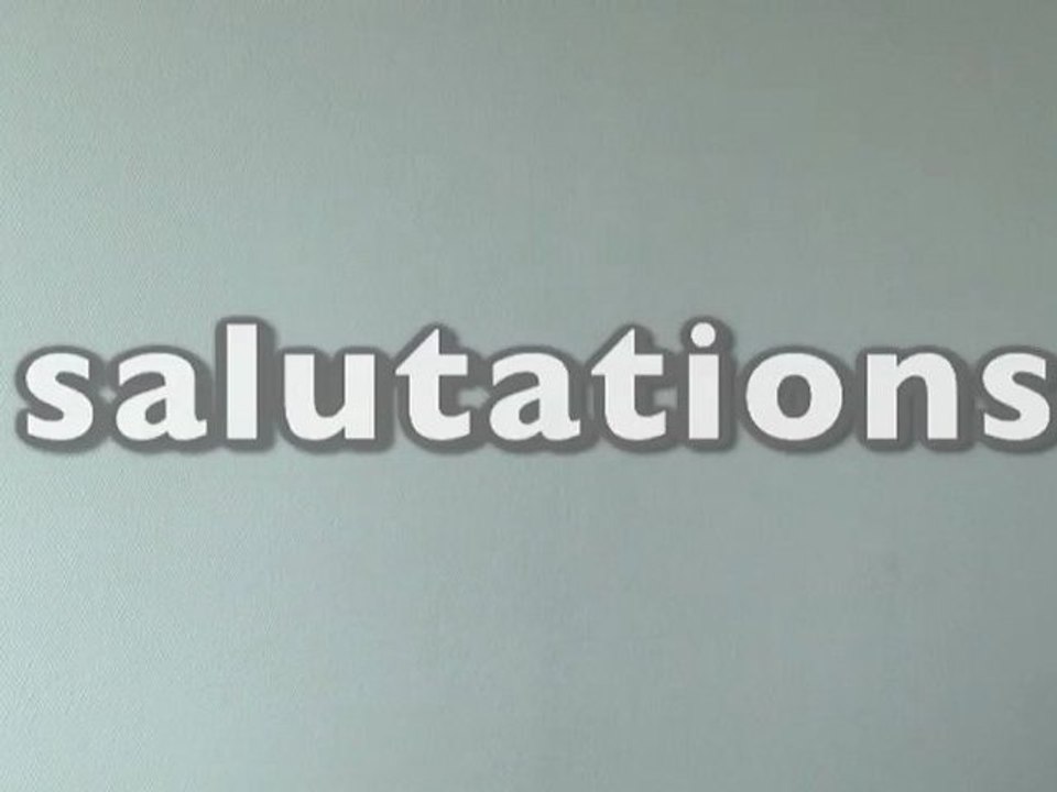 Apprendre la langue des signes LSF : salutations bonjour bonsoir ça va bonne journée