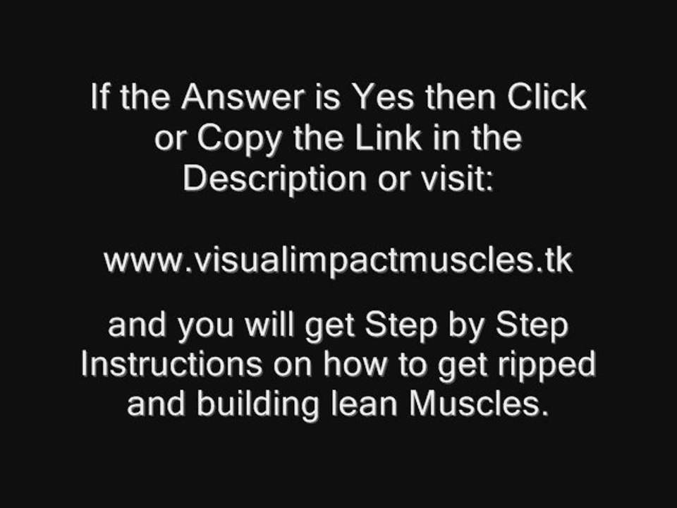 How To Build Lean Muscles - The Hollywood Look