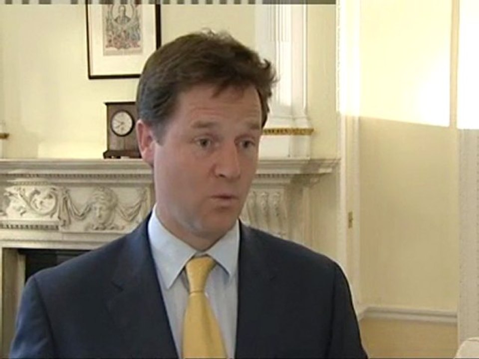 Nick Clegg on AV rejection